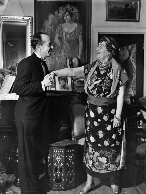 Florence Foster Jenkins with her accompanist, Cosme McMoon